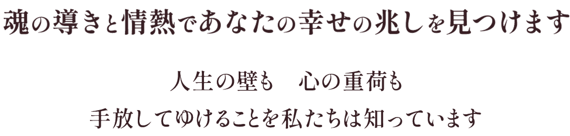 魂の導きと情熱であなたの希望の光を見つけます